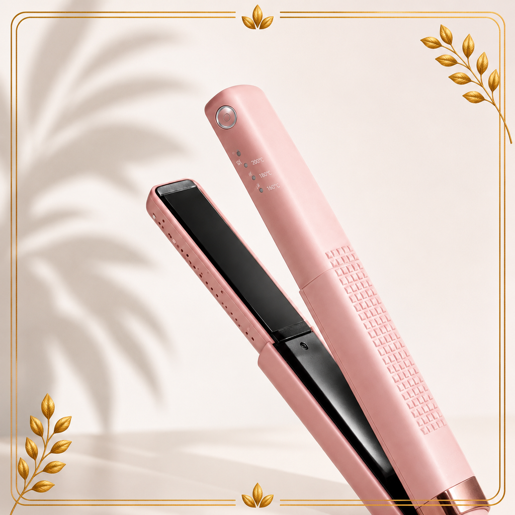 USB Wireless Mini Ceramics Hair Straightener