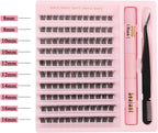 30D Faux Mink Cluster Lash Kit – C Curl (8–12mm)