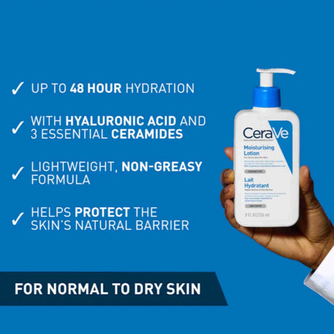 CeraVe Moisturizing Lotion for Dry to very Dry Skin - 236ml