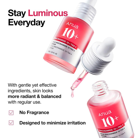Anua: Niacinamide 10 TXA 4 Serum for Brightening and Dark Spots