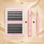 30D Faux Mink Cluster Lash Kit – C Curl (8–12mm)