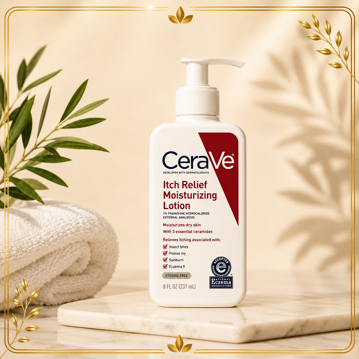 CeraVe Itch Relief Moisturizing Lotion for Dry Skin