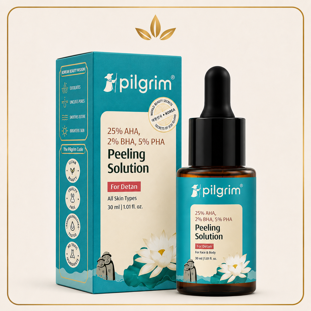 25% AHA, 2% BHA, 5% PHA Peeling Solution