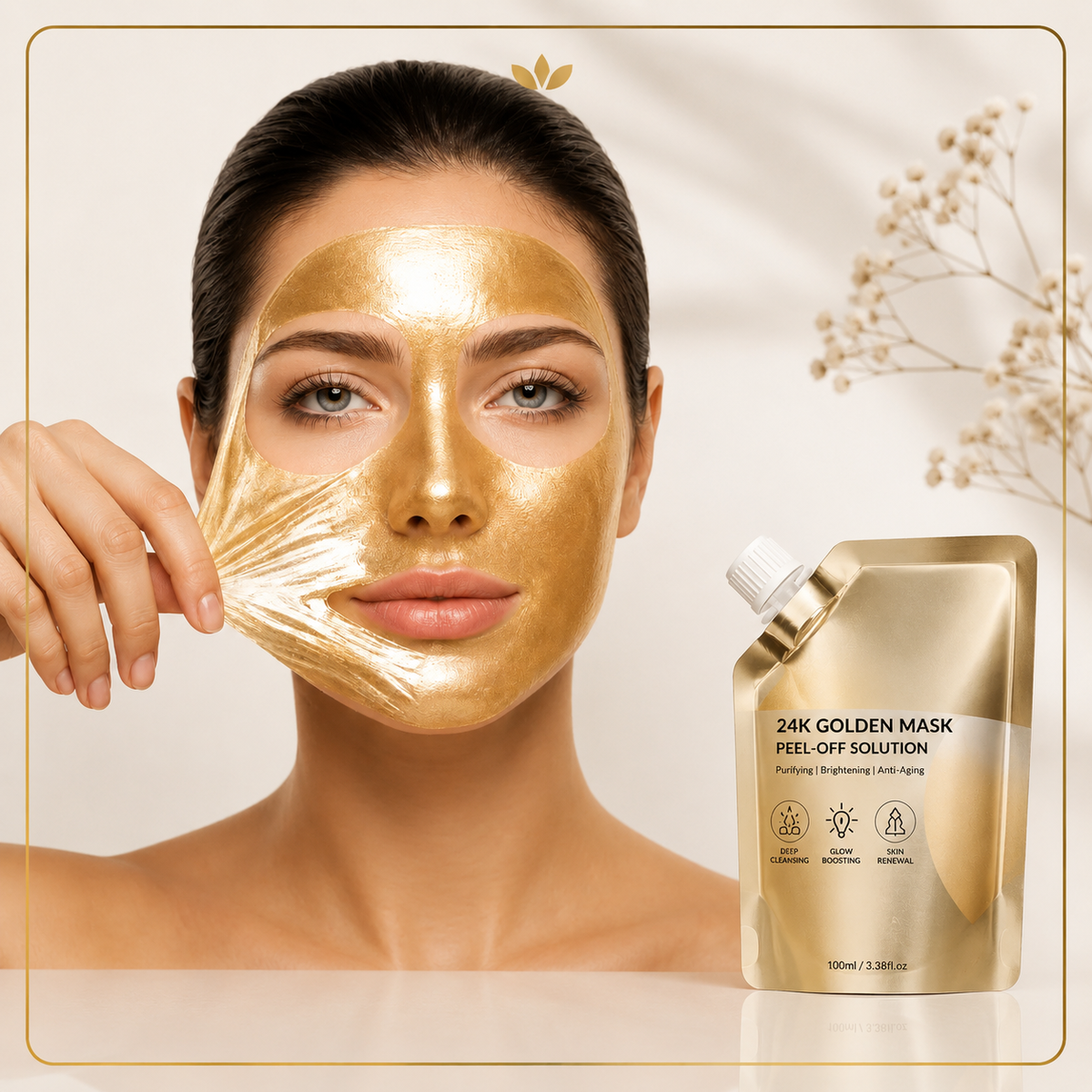 Instant Wrinkle Remover Retinol Gold Mask