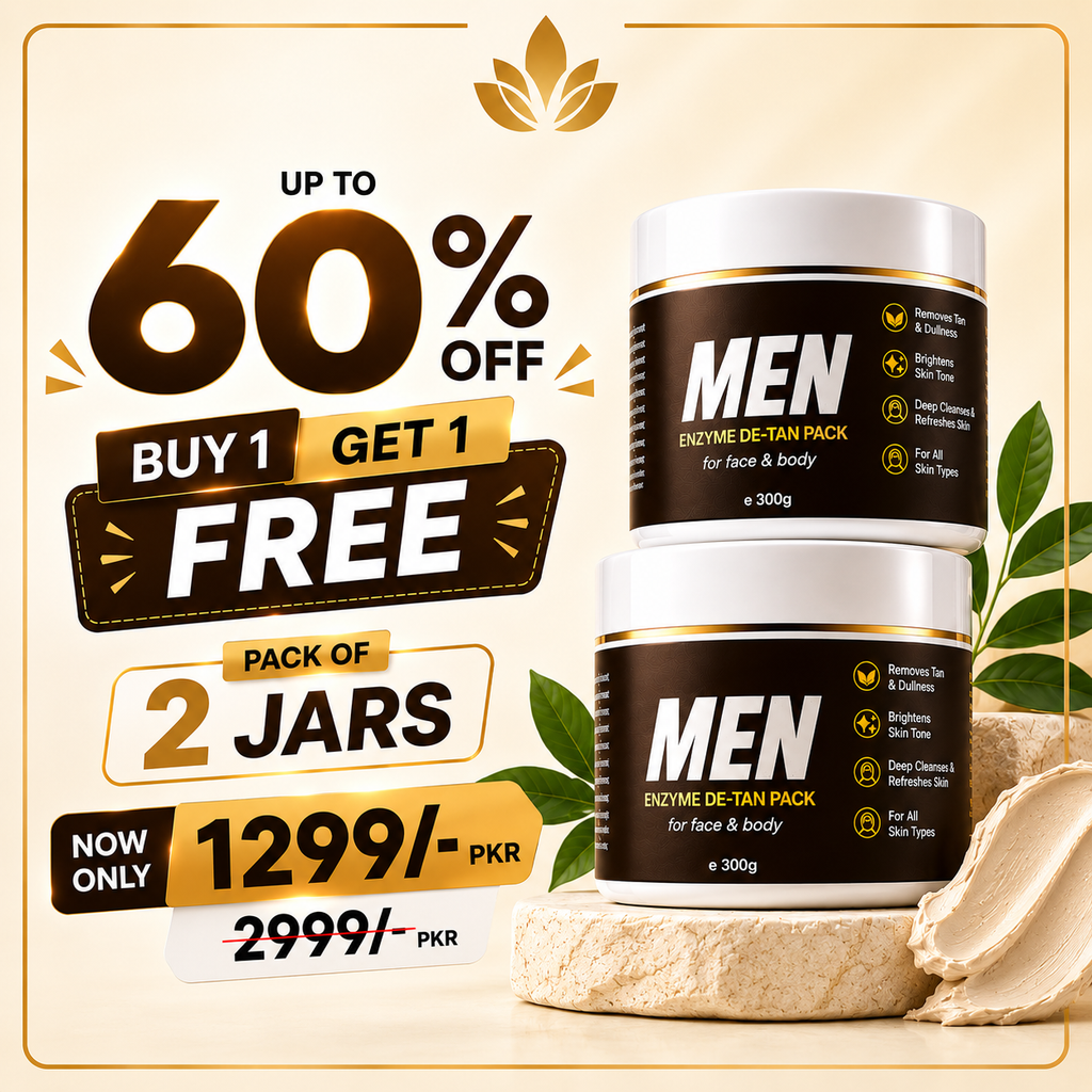 Niconi Men & Women Enzyme De-Tan Pack For Face & Body (300g)